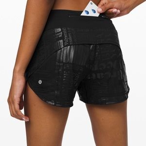 Lululemon Speed Up Short 4” 20 Year Manifesto Sz.8